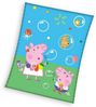 Kinderdecke Peppa Pig Fleecedecke Kuscheldecke 130 x 170 cm, Peppa Pig, Kuscheldecke Bild 2
