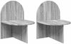vidaXL Nachttisch 2 pcs Graues Sonoma 48 x 49 x 65 cm Holzwerkstoff 8001126 Bild 2