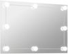 vidaXL Wandspiegel ohne Rahmen mit LED-Beleuchtung Rechteckig Glas, Mit Beleuchtung [3078645] Bild 2
