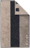 JOOP! Gästetuch Classic Frottierkollektion, 3er Pack - Walkfrottier Grau Signature Lines 30x50cm Bild 2
