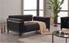 Sofa 2-Sitz Queens / Quanto, Stoff, Anthrazit, 164 x 84 x 99 cm Bild 2