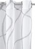 OTTO home Gardine Bene (1 St), Ösen, transparent, Polyester, Transparent, gemustert, glatt, verschiedene Größen Bild 4