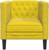 vidaXL Chesterfield-Sessel Gelb Samt 372679 Bild 4