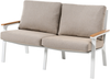Lounge Set mit Tisch 4-Sitzer ORERO Taupe Bild 5