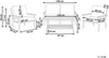 Lounge Set mit Tisch 4-Sitzer ORERO Taupe Bild 2