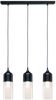 Paulmann Neordic Pendelleuchte Vanja E27 max. 3x20W Grau#Klar Glas#Metall #79642 Bild 3