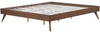 Holzbett dunkelbraun Lattenrost 180x200 cm BERRIC Bild 4