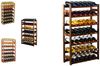 Modo24 Weinregal Flaschenregal Holzregal Flaschenständer Varianten 12 bis 91 Flaschen, RW1 Getränkeregal, 3 Farben, FSC Holz Nachhaltig Bild 1