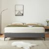 Doppelbett Lilla mit Matratze Textil 180x200 cm Dunkelgrau [en. casa] Bild 2