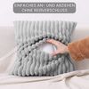 Amilian Dekokissen Sofakissen Couchkissen 2er Set Zierkissen mit Kissenfüllung, (2 Stück), 40x40 cm, Dekokissen mit Füllung und Bezug, Wohnkissen Bild 3