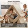 Bellabino 'Nile' Spielsofa mini, 4-tlg, Cord, beige, faltbare Kindercouch, abnehmbarer & waschbarer Bezug, Kleinkindsofa aus Schaumstoff, bis 6 Jahre Bild 5