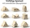 Bellabino 'Nile' Spielsofa mini, 4-tlg, Cord, beige, faltbare Kindercouch, abnehmbarer & waschbarer Bezug, Kleinkindsofa aus Schaumstoff, bis 6 Jahre Bild 4