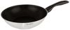KLAMER Wok Edelstahl 28cm, antihaftbeschichtete Induktions-Pfanne, mit hohem Ran…, Energiesparend, Güteglasdeckel, tropffrei abgießen Bild 3