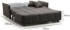 Dmora 2-Sitzer Schlafsofa Alaric, Sofa mit Trolley-Öffnung aus gepolstertem Stoff, Standard-Armlehnen, 100 % Made in Italy, 150 x 90 x 85 cm, Grau Bild 4