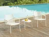 Vente-unique - SESEH Gartensitzgruppe Plastik Beige - B 50,5 cm x H 40,5 cm x L 55 cm Bild 2