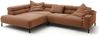 KAWOLA Sofa DELIA Ecksofa Cord rost mit motorischem Sitzvorzug Recamiere links 74 x 219 x 276 cm Bild 3