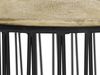 Couchttisch 2 teilig Korbtisch Metall Schwarz mit Tischplatte Gold, Höhe 46cm Bild 5