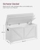 Vasagle Sitzbank »Aufbewahrungsschrank«, Spielzeugtruhe, Sitztruhe, 100 x 40 x 46 cm Bild 5
