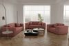 Sofa Designersofa CHANTAL 2-Sitzer in Stoff Opera Velvet Koralle Bild 5