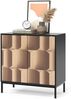 Sideboard Eliza Schwarz/Eiche 80 x 81.2 cm mit 2 Türen Vicco Bild 5