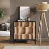 Sideboard Eliza Schwarz/Eiche 80 x 81.2 cm mit 2 Türen Vicco Bild 3