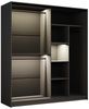 Compleo Schwebetürenschrank modern, Elegant Garderobe, Getöntes Glas LED-Beleuchtung Bild 3