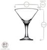 Pasabahce Cocktailglas Pasabahce Bistro Martiniglas 6er Set, Glas Bild 2