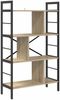 vidaXL Bücherregal Sonoma-Eiche 75 x 30 x 123,5 cm Holzwerkstoff 883965 Bild 2