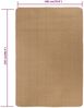 vidaXL Teppich Jute mit Latex-Rückseite 180x250 cm 343582 Bild 5