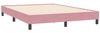 vidaXL Boxspringbett mit Matratze Rosa 160x210 cm Samt 3317450 Bild 5