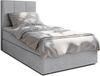 AX LIVING Boxbett Merea Boxspringbett Grau mit Bettkasten 120x200 cm Bild 2