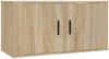 vidaXL TV-Wandschränke 3 Stk. Sonoma-Eiche 80x34,5x40 cm 3188361 Bild 4