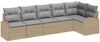 vidaXL Gartensofa-set Beige Poly-Rattan 3346060 Bild 2