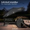 STEELSØN 'Elaris' Premium Sonnenschirm 300x300 cm quadratisch mit LED, neigbar und 360-Grad drehbar, anthrazit, Ampelschirm inkl. Hülle, extrem robuste Metall-Stange, 220 g/m² Polyester, UV50+ Bild 4