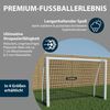 Hudora 'Advanced 120' Fußballtor, Stahlrohrrahmen weiß, 120x80 cm Bild 3