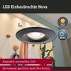Paulmann 93084 Einbauleuchte Nova mini Coin Basisset starr 2700K schwenkbar Bild 2