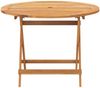 vidaXL 5-tlg. Garten-Essgruppe Schwarz Poly Rattan und Massivholz 3281766 Bild 5