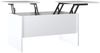 vidaXL Couchtisch Hochglanz-Weiß 80x50x42,5 cm Holzwerkstoff 809734 Bild 2