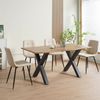 Albatros Esszimmerstühle 4er Set BORA Beige - Komfortabler Polsterstuhl für Modernes und Stilvolles Design am Esstisch - Küchenstuhl oder Stuhl Esszimmer mit hoher Belastbarkeit bis 110kg Bild 4