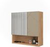 Badspiegelschrank Irma Goldkraft Eiche 54 x 55 cm Vicco Bild 5