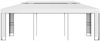 vidaXL Pavillon mit Doppeldach, Stahl/Polyester Weiß, 3x6 m Bild 2