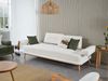 Sitzgruppe/Sofa Set - Wohnzimmergarnitur "Piva" 3+3+1+1-Weiß/Weiß Bild 3