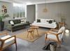Sitzgruppe/Sofa Set - Wohnzimmergarnitur "Piva" 3+3+1+1-Weiß/Weiß Bild 1