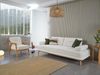 Sitzgruppe/Sofa Set - Wohnzimmergarnitur "Piva" 3+3+1+1-Weiß/Weiß Bild 2