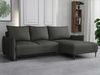 Ecksofa mit Schlaffunktion und Bettkasten Snolik L, schmale Armlehne (Farbe: Velo 636) Bild 2