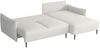 Ecksofa mit Schlaffunktion und Bettkasten Snolik L, schmale Armlehne (Farbe: Velo 636) Bild 4
