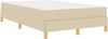 vidaXL Boxspringbett mit Matratze Creme 120 x 200 cm Stoff 3398561 Bild 3