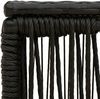 vidaXL Gartentisch Schwarz 55 x 55 x 37 cm PE Rattan und Glas 42035133 Bild 5