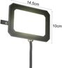 LED Flutlichtstrahler 30W, Aluminium Schwarz, IP65, mit Anschlussbox Bild 3