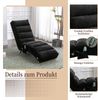 LVHOM Relaxsessel Sackleinen Massage-Liege INDOOR PREMIUM, Ergonomische Fernbedienungs-Steuerung, 5 sanfte Massageprogramme, Elektrischer Massagesessel Bild 5